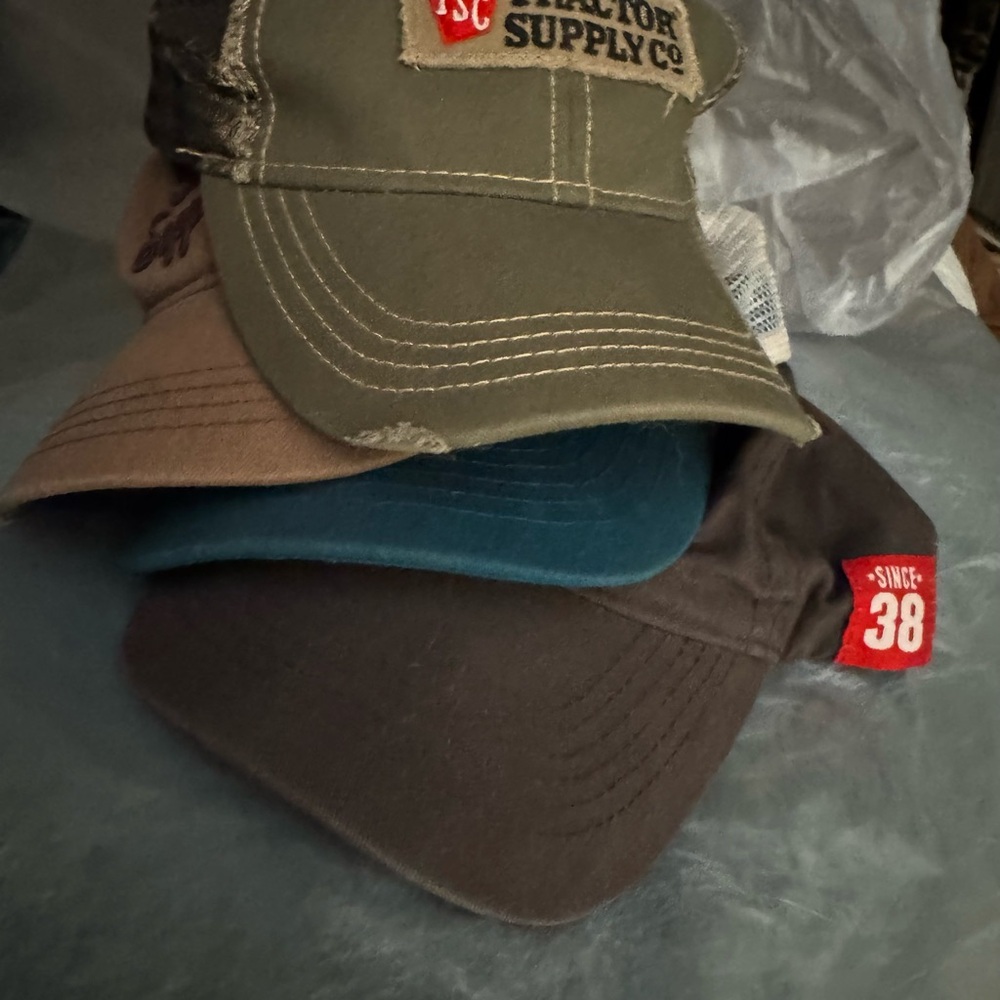 Lot of 4 Tractor Supply Co. ball caps